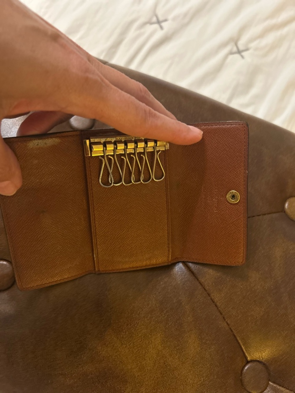 Louis Vuitton Monogram 6 Key & card Holder - Picture 6 of 9
